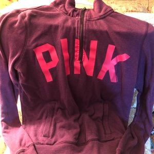 PINK Victoria Secret quarter zip sweatshirt